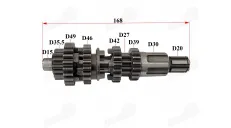 Motociklo greičių dėžės krumpliaratis  CB250CC ZS169 ATV  L168