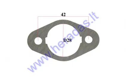 Paper gasket carburetor manifold for motorcycle 200-250 cc MTL250  engine type 169F fits MOTOLAND