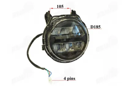 Front light for motorcycle E mark fits NAKED50