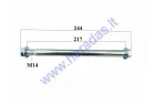 FRONT WHEEL AXLE FOR MOTORCYCLE Lengh L225mm D15 M14