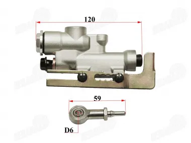 Motociklo stabdžių cilindras galinis tinka KTM