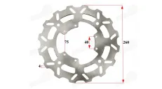 FRONT BRAKE DISC FOR MOTORCYCLE , FIT TO MOTOLAND MTL250