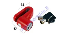 Motorcycle brake disc lock 32mm