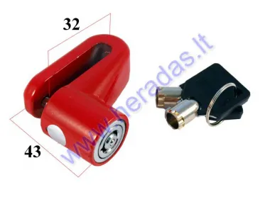 Motorcycle brake disc lock 32mm