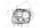 Motociklo variklio blokas dešinės pusės  oras 200-250 cc 165FMM MOTOLAND MTL250 YXIANG NXT250