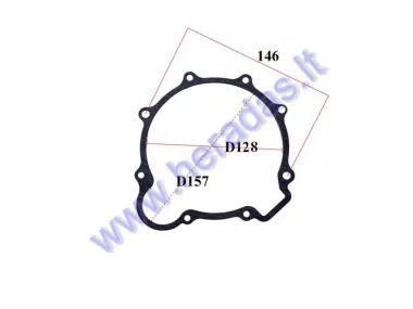 Motociklo variklio deš. pusės dangtelio tarpinė oras 200-250 cc MTL250  variklio tipas 165FMMtinka MOTOLAND SHINERAY YXIANG  dangtel CBF35162