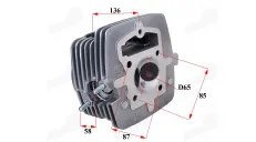 Cylinder head for motorcycle air-cooled 230- 250cc MTL250 MOTOLAND YINXIANG SHINERAY engine type 165FMM166FMM167FMM 169FMM analog CBF35314