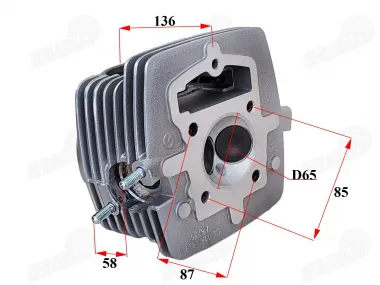 Motociklo variklio galvutė oras 230- 250cc MTL250 MOTOLAND YINXIANG SHINERAY var. tipas 165FMM166FMM167FMM 169FMM analogas CBF35314