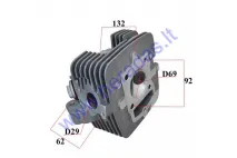 Cylinder head for motorcycle 250 cc air-cooled MTL250 MOTOLAND YINXIANG SHINERAY ENGINE 169FMM D69