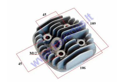 Motorinio dviračio  cilindro galvutė 80cc dvitakčiam varikliui