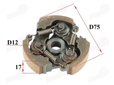 Motorinio dviračio išcentrinė sankaba 4T 53cc varikliams 144F-1