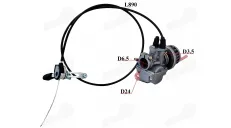 CARBURETOR FOR MOTORIZED BICYCLE 1 CABLE TIUNING