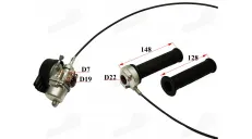 Carburetor for motorized bicycle 50cc 80cc with knobs