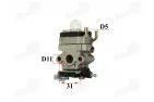 Carburetor for a four-stroke engine for motorized bicycle 4T 49cc 142F 144F Huasheng Honda GX GXH50