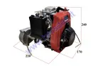 Motorized four-stroke engine 4T 53cc chain drive (filling pure gasoline) kit 144F-1G 1.6kw