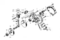Motorized bicycle engine case cranck shaft  50-80cc