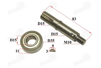 Camshaft for motorized bicycle 4T