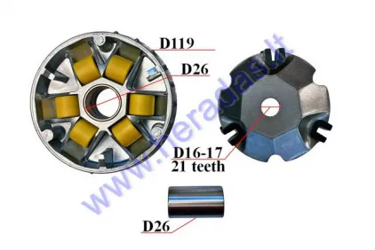 Variator for 125-150cc scooter  Piaggio