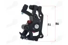 WHEELCHAIR TRAILER BRAKE CALIPER left side