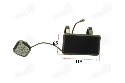 Electronic display - speedometer for wheelchair trailer fits MT03