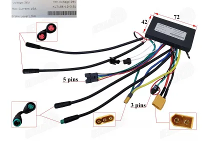 Controller for wheelchair trailer 36v 15A