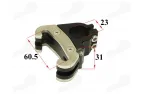 Attachment mechanism to the trailer for wheelchair trailer fits MT01