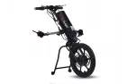 Wheelchair trailer 36V 350w. 8.8 Ah batery,16 inches wheel. Designed to turn hand driven wheelchairs into self-propelled wheelchairs