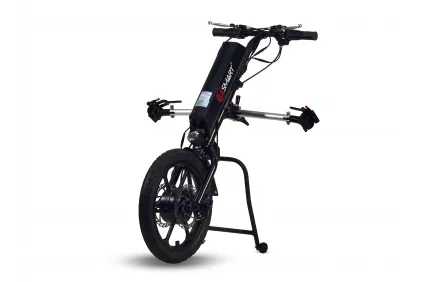 Wheelchair trailer 36V 350w. 8.8 Ah batery,16 inches wheel. Designed to turn hand driven wheelchairs into self-propelled wheelchairs