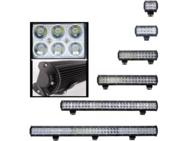 PAPILDOMAS ARTIMAS IR TOLIMAS LED ŽIBINTAS 108W 36LED, CE, E9  438x78x63 MM 108W, 9-30V, artimų ir tolimų šviesų žibintas IP67