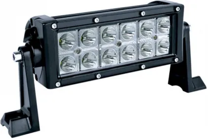 ADDITIONAL LOW BEAM 36W 12LED, CE, E9 210x82x88 mm 36W, 9-30V, 12pcs LED IP67 LED BAR