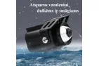 PAPILDOMOS LEMPOS LED LENS su tvirtinimu, motociklui, keturračiui 12V-80V 20W