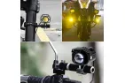 ADDITIONAL LAMPS LED LENS with mount for motorcycle, quad bike 12V-80V 20W