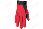 Motorcycle gloves THOR DRAFT red/black color, size L