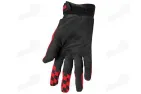 Motorcycle gloves THOR DRAFT red/black color, size L