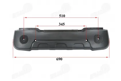 Plastic rear lower for electric scooter COMFIMAX XL, tricycle MS03ROF with roof