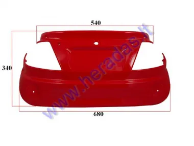 Rear plastic cover for electric trike scooter MS01 MS03 MS04