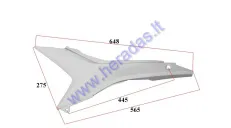 PLASTIC FOR MOTOCYCLE UNDER THE SEAT, left SIDE, FITS MTL250