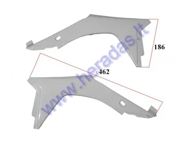 Plastikinė apdaila motociklo MTL250 prie bako 2 vnt.