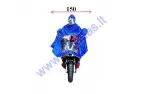 PONCHO - RAIN COAT FOR MOTORCYCLE, SCOOTER ''L'' SIZE