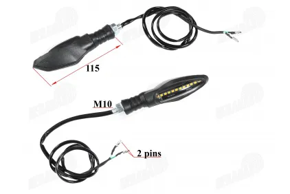 Turn signal for motorcycle LED  2pcs. yellow