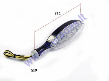 Posūkio žibintas motociklo LED