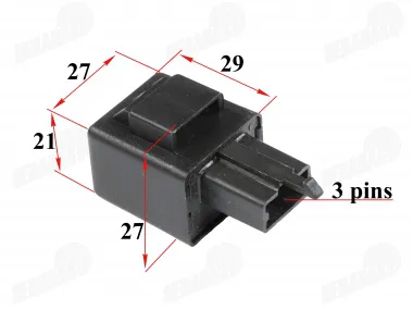 Posūkių rėlė elektrinio motorolerio, triračio 12V tinka HIMOTO HM3