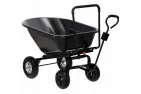 Garden trailer for tractor 160L 300kg 118x83x95cm Wheel size 10x3,5-4 13x4,0-6