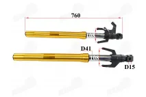 Front shock absorber set for motorcycle fits NAKED50