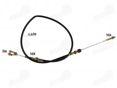 Handbrake cable for electric cargo tricycle KING BOX 3 JP2800 DLS150