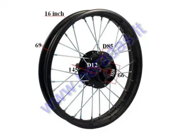 Rear rim 16 inch (16″) for motorcycle   R16