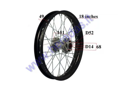 Rear rim 18 inch (18″) for motorcycle  R18