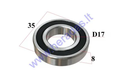 Bearing 17/35/8 16003.2RS