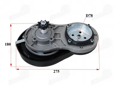 Reduktorius motorinio dviračio 4T 53cc varikliui su diržine pavara 144F-1