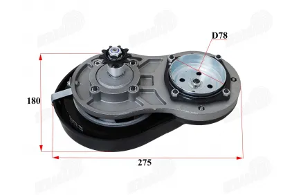 Reduktorius motorinio dviračio 4T 53cc varikliui su diržine pavara 144F-1